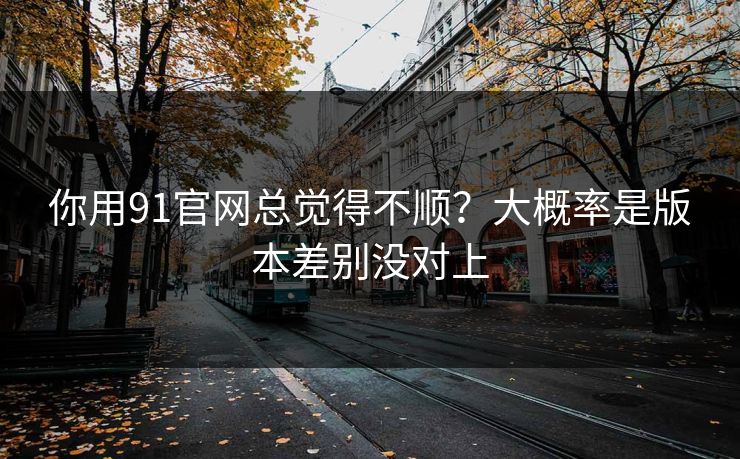 你用91官网总觉得不顺？大概率是版本差别没对上